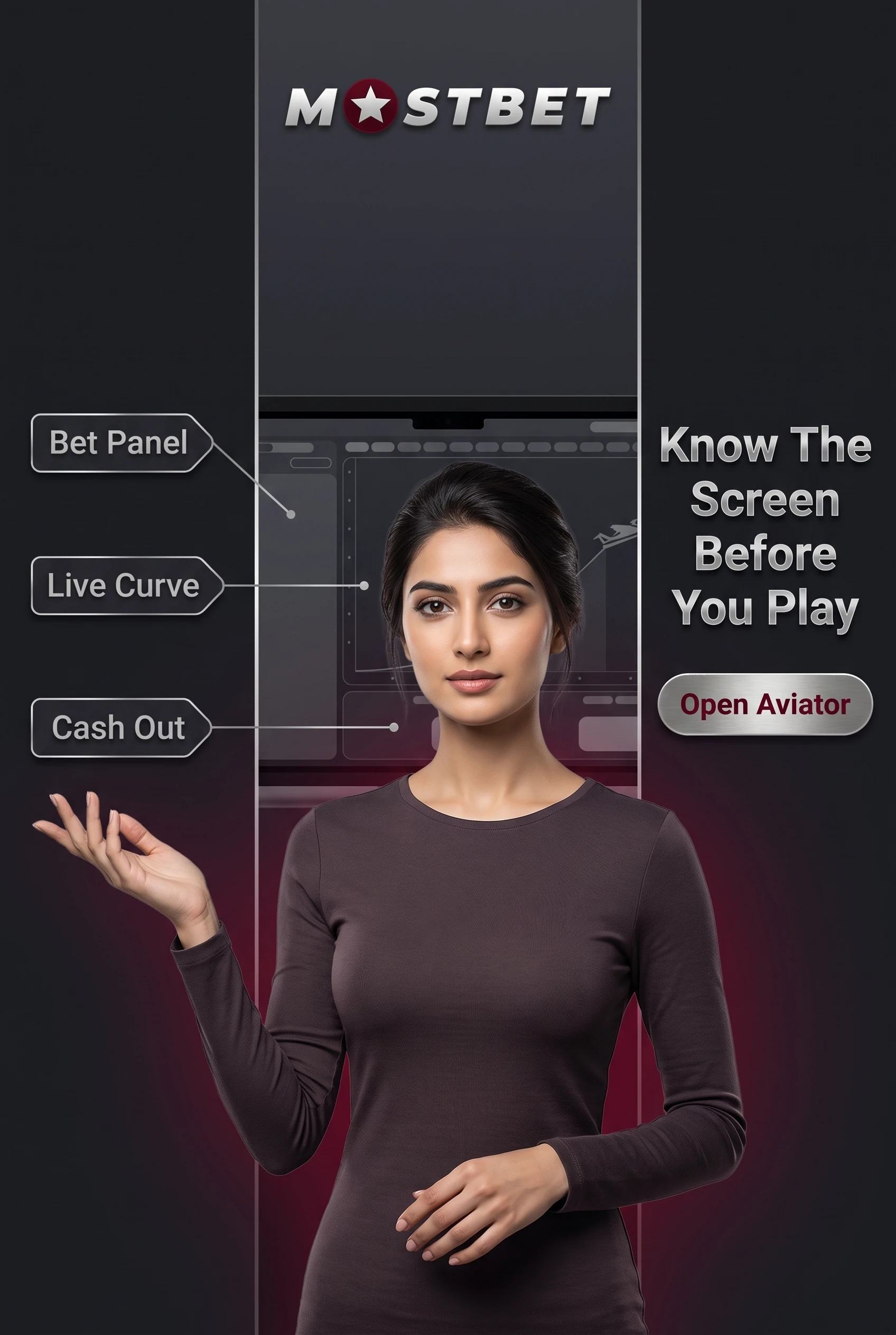 What you are looking at when Mostbet Aviator loads