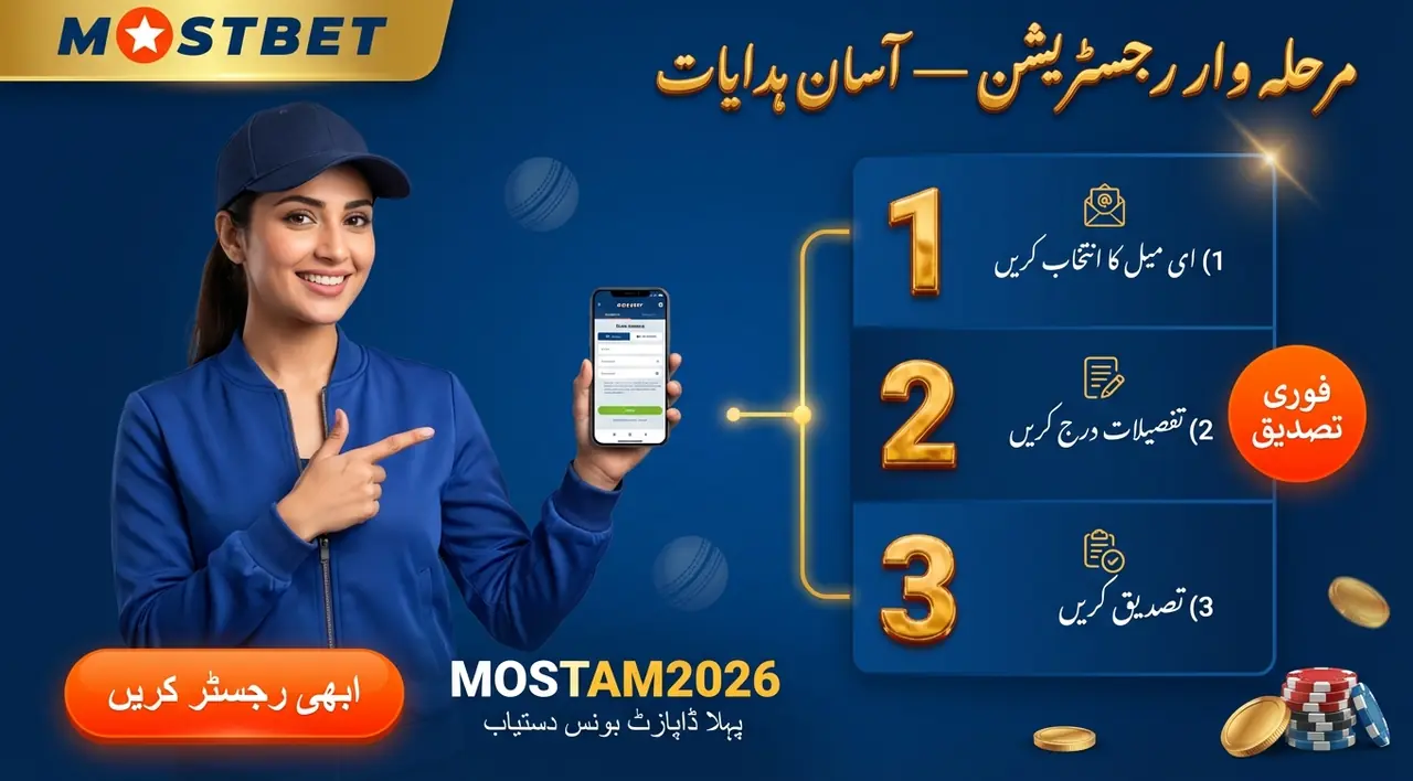 Step-by-Step: How to Register at Mostbet